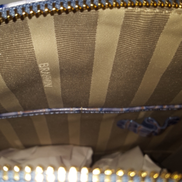 NWT Indigo Brahmin Handbag with matching wallet - Picture 2 of 7